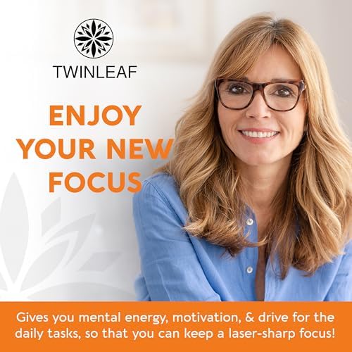 Twinleaf Nootropic brain wellness blend showing capsule count and vegan symbols