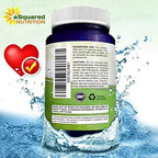 Nutrient facts and dietary friendly certifications on aSquared Nutrition Coenzyme Q10 200mg label