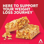Atkins Peanut Butter Granola High Protein Bar, High Fiber Snack , 16g Protein, 1g Sugar, 4g Net Carb, Protein Snack, 12 Count - Image 5