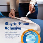 Curera Chucks ultra absorbent polymer core demonstration showing liquid locking technology.