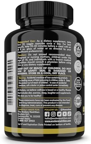 Peakiq memory clarity and focus supplement dietary capsules packaging details