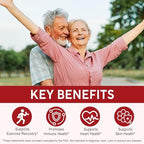 SDJUFEI non-GMO and gluten-free natural astaxanthin capsules for skin and eye health support