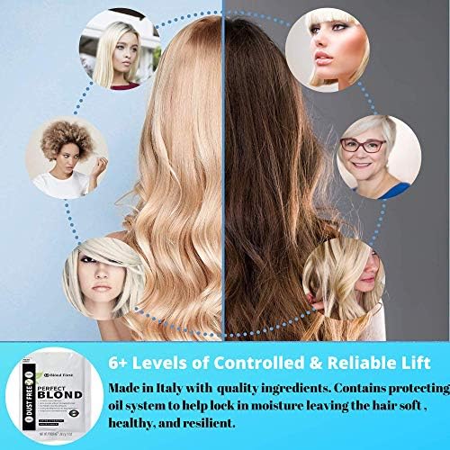 Blond Forte Perfect Blonde three pieces of one ounce hair dye lightener packets for salon results