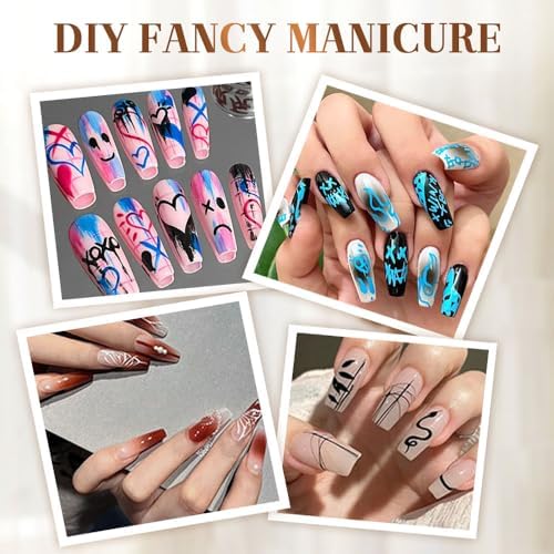 Waterproof nail art pens for professional and home use