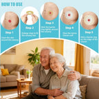 Authentic TNTNDAY ostomy barrier set packaging showcasing secure medical dressing components