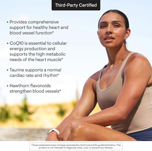Thorne Heart Health Complex NSF for Sport certified capsule bottle back label instructions.