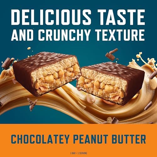 CLIF BUILDERS Protein Bars - Chocolate Peanut Butter Flavor - 20g Plant Based Protein - Gluten Free - Non-GMO - Low Glycemic - No Artificial Sweeteners - Value Pack, 2.4 oz. (12 Count) - Image 6