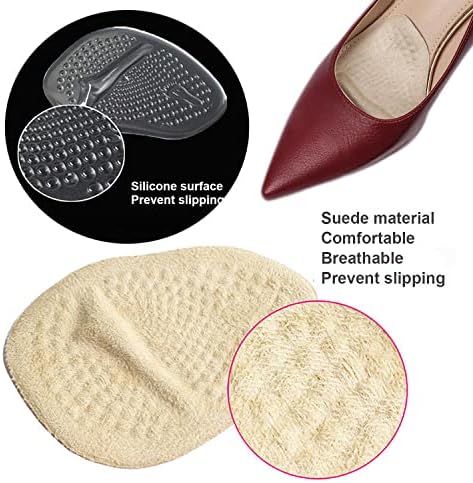 Demonstration of invisible thin design of foot cushions inside an open-toe sandal.