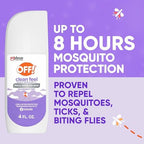 Off! Clean Feel 20 percent Picaridin spray bottle label detail