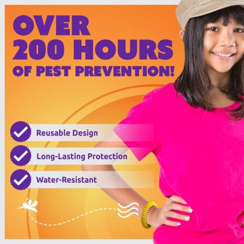 Assorted color coil mosquito repellent bands for kids and adults