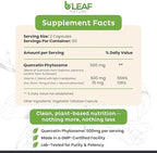 B'Leaf Nature 1000mg quercetin capsules with vitamin C and zinc for antioxidant protection.