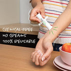 Chemical free poison remover tool with reversible cap for smaller stings