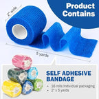 AZEN cohesive athletic tape applied securely around a human wrist for injury compression