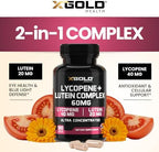 Non-GMO gluten free lycopene and lutein dietary supplement bottle base with expiration coding