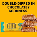 FULFIL Protein Snack Bars, Chocolate Salted Caramel Flavored, Gluten Free with 15g Protein, Pantry Staples, 12 Count - Image 7