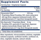 Side view of Life Extension Optimized Resveratrol Elite bottle