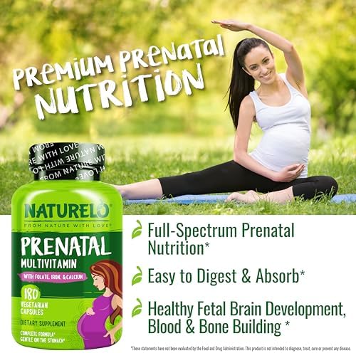 Naturelo prenatal multivitamin with gentle iron packaging