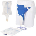 Col-Pary wearable urine collection system for men with bags