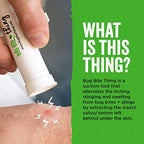 Close up of the reversible cap on the Bug Bite Thing poison remover tool.