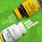 Nature's Plus Quercetin with Vitamin C and Bromelain dietary supplement label