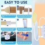 Components of Cozii urinary management system for men