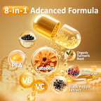 RimTuku 8-in-1 flavonoid brain health formula showing supplement facts panel.