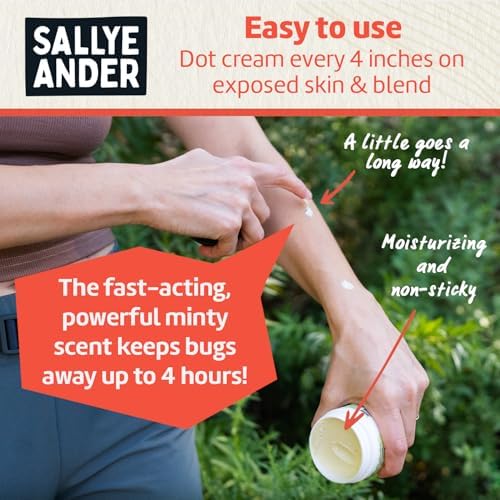 Handcrafted USA imported herbal mosquito and tick repellent cream texture