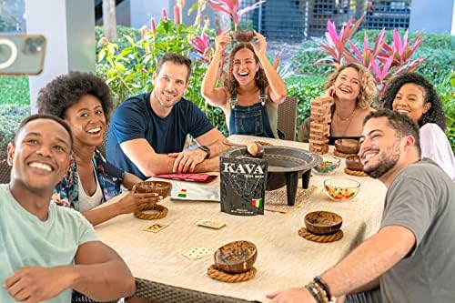 Authentic USA imported Wakacon Fijian Kava supplement bag displaying product benefits