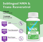 Back label of Genobbelly NMN supplement showing ingredients
