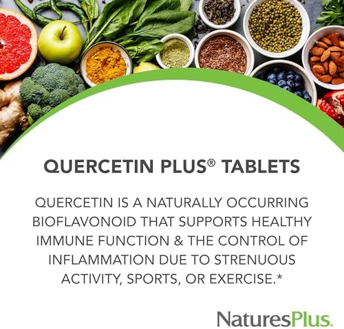 NaturesPlus allergy relief supplement ninety tablets bottle for seasonal defense