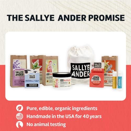 SallyeAnder No-Bite-Me soap bar with essential oil ingredients.