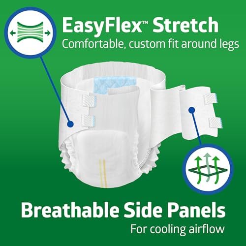 FitRight heavy absorbency adult underwear close up of cloth like material texture