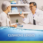 Eye lubricant for dry eyes compatible with soft and RGP lenses