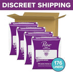 Poise 2 Drop Very Light Absorbency panty liners long length 4 pack bundle.