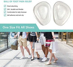 Transparent forefoot cushioning pads for men and women