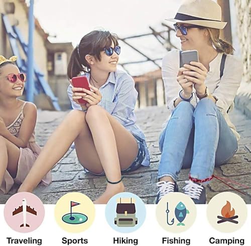 Collection of assorted color BuggyBands insect repellent bracelets