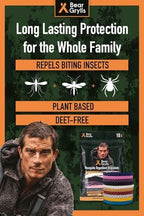 Bear Grylls adjustable leather repellent bands pack