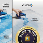 Close up of heavy duty tear-resistant backing on medical bed pad