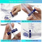 GlobalRoll urinary pouch showcasing the easy to use T valve drainage mechanism at the bottom.