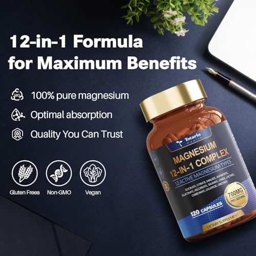 Twelve in one active forms of magnesium complex dietary lifestyle bottle