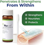 USA imported Nuvail nail health restoration treatment for weak fingernails.