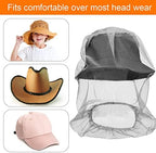 Funtery mosquito hood with elastic neck closure detail