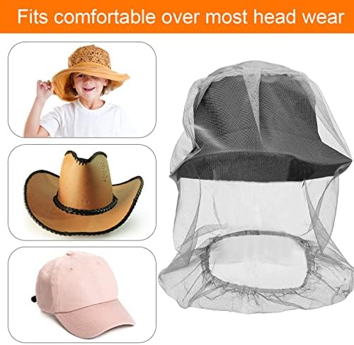 Funtery mosquito hood with elastic neck closure detail