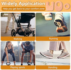 Sibba 36 piece pack of adhesive heel and toe cushions for athletes