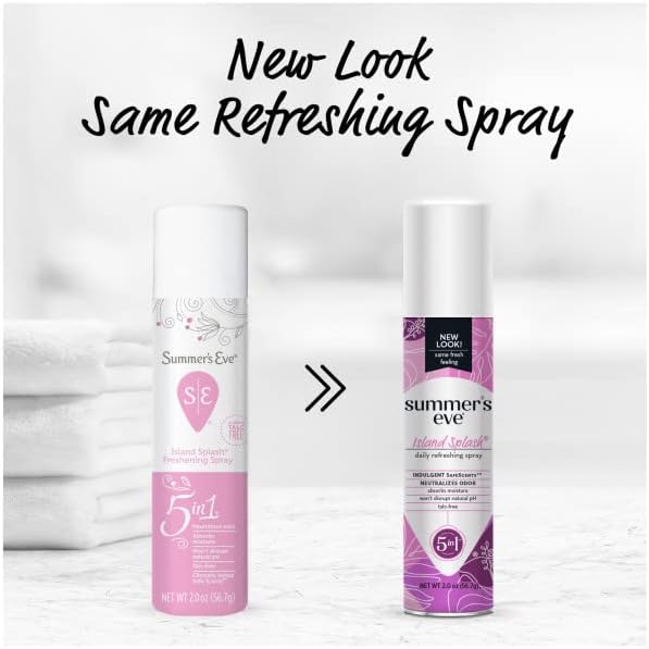 Talc-free intimate freshening spray by Summer's Eve in tropical Island Splash scent