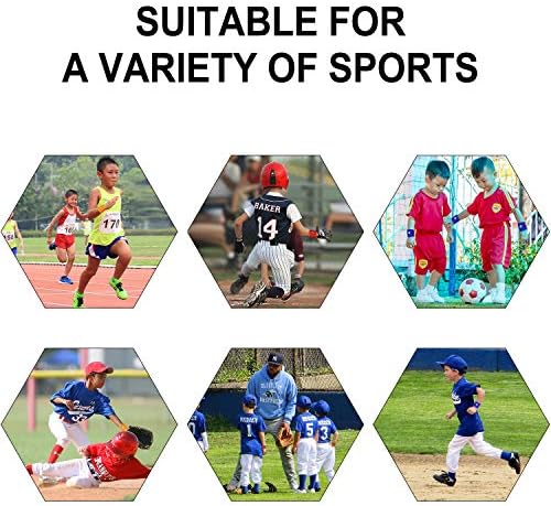 High quality embroidered baseball and football wristbands for youth