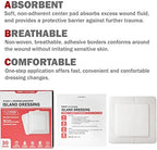 Close-up detail of the breathable non-woven material of the EVERLIT medical bandage emphasizing its skin-friendly texture.