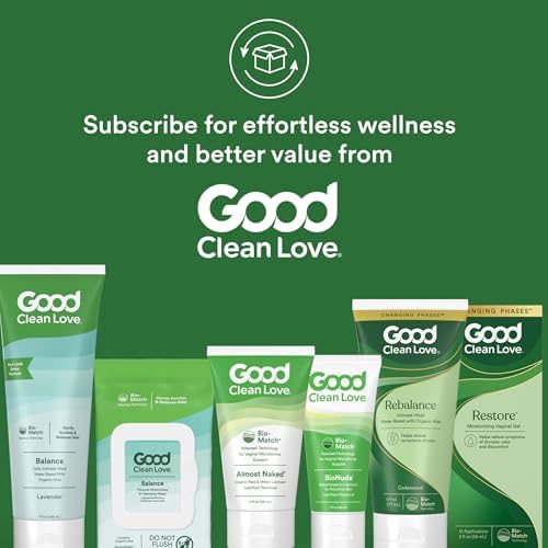 Good Clean Love Restore ingredients list and organic certification logo