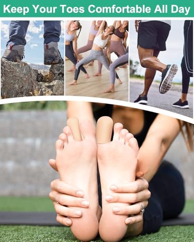 Conpru gel little toe guards protecting feet inside everyday shoes for men and women