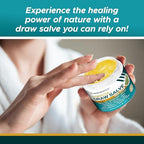 Authentic Pergenics one ounce first aid ointment jar for external skin impurities.